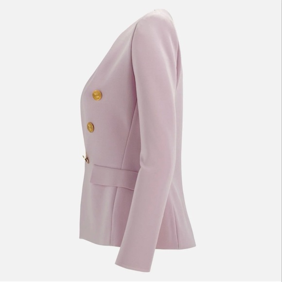 💗💗💗Alexandre Vauthier Pink Collarless Blazer 💗💗💗 - Picture 2 of 11